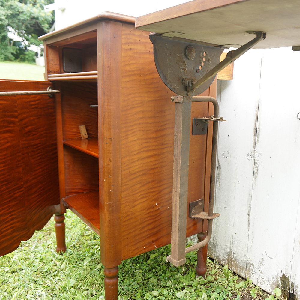 Vintage Oak Hospital Table by Hill-Rom Company