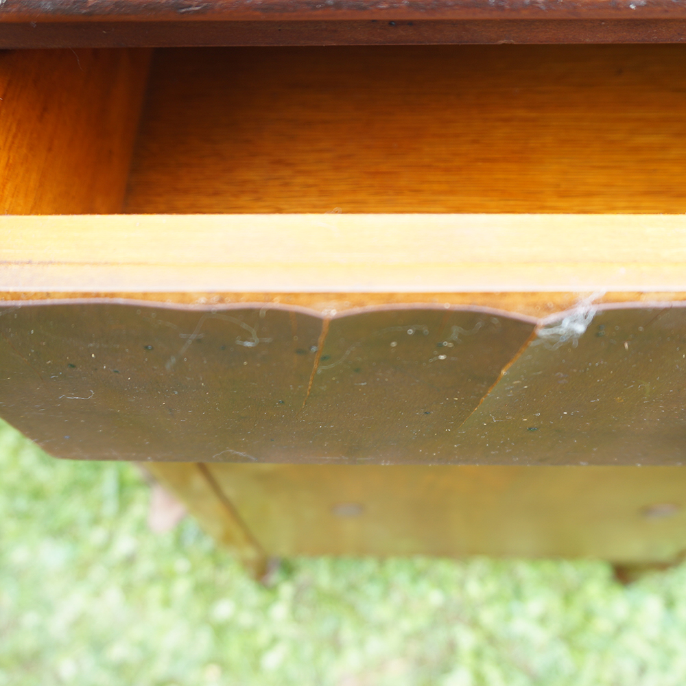 Vintage Oak Hospital Table by Hill-Rom Company