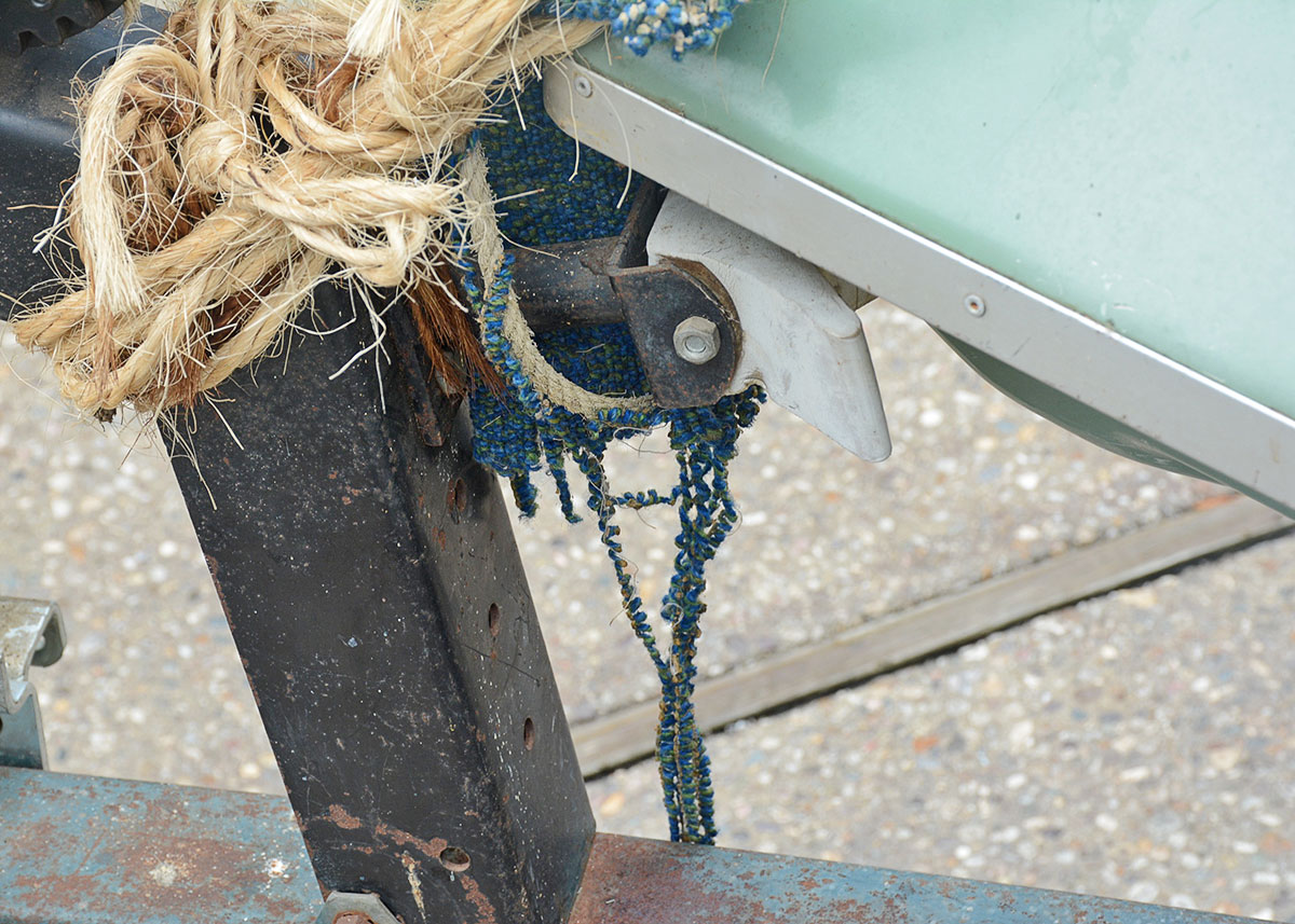 Vintage 1970 Super Skeeter Fiberglass Fishing Boat and Trailer