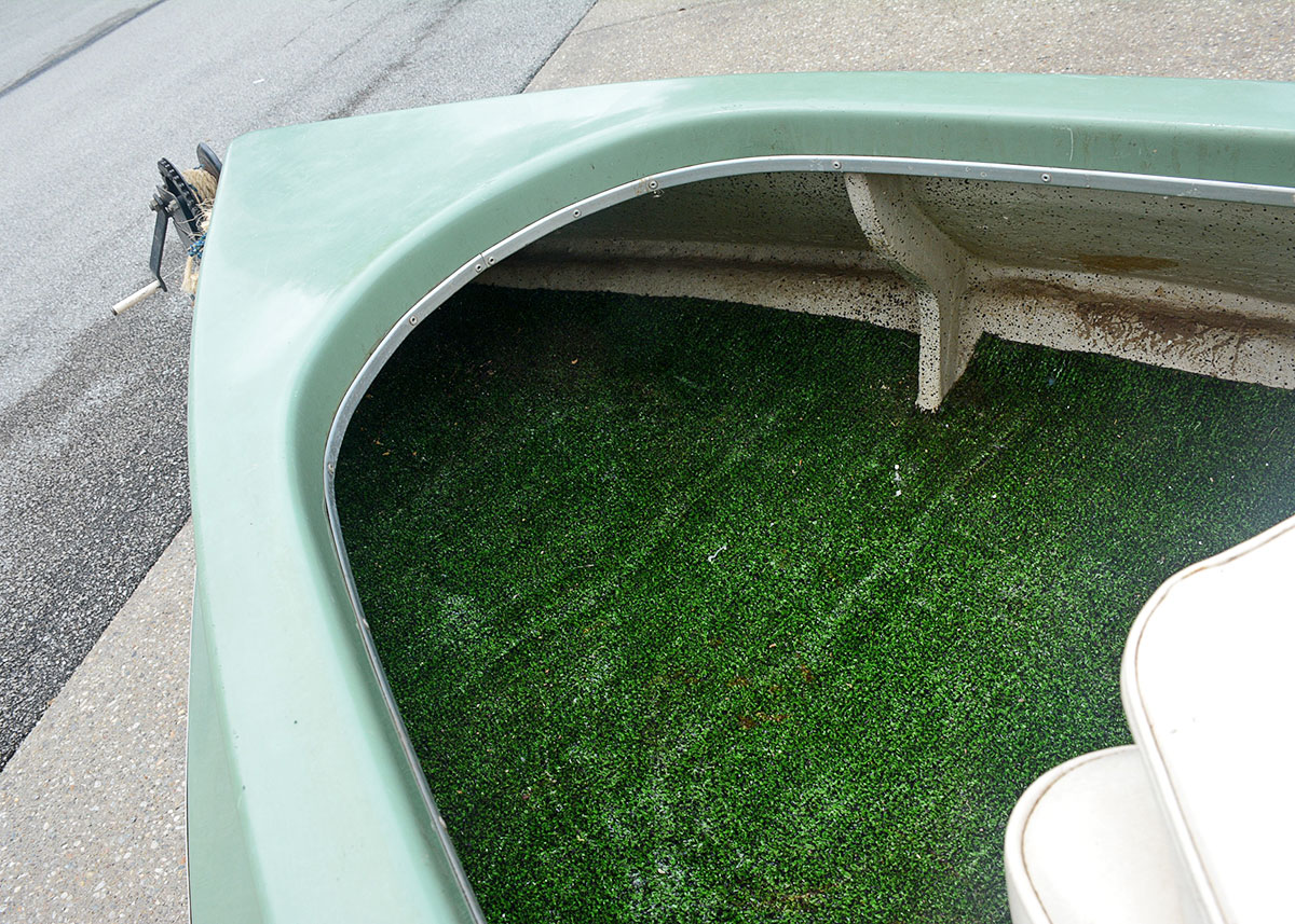 Vintage 1970 Super Skeeter Fiberglass Fishing Boat and Trailer