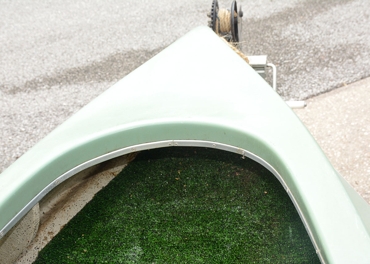 Vintage 1970 Super Skeeter Fiberglass Fishing Boat and Trailer