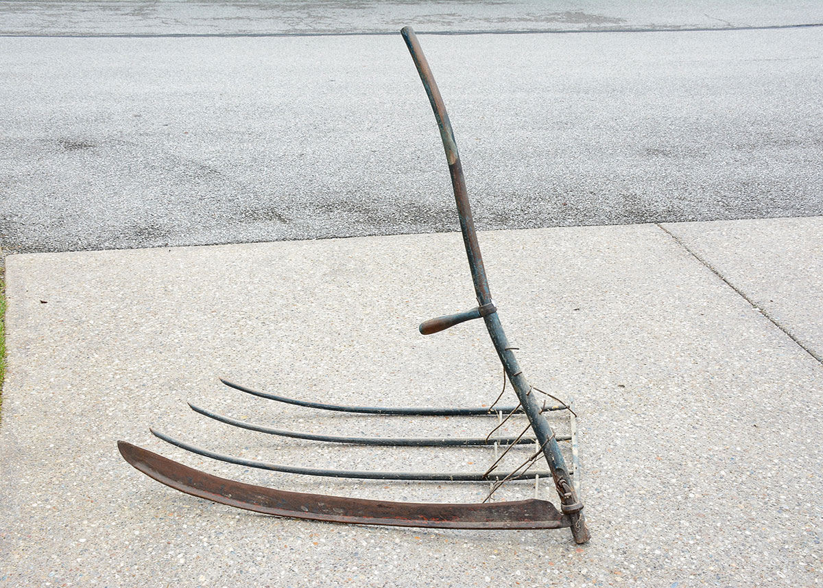 Primitive Grain Cradle Scythe