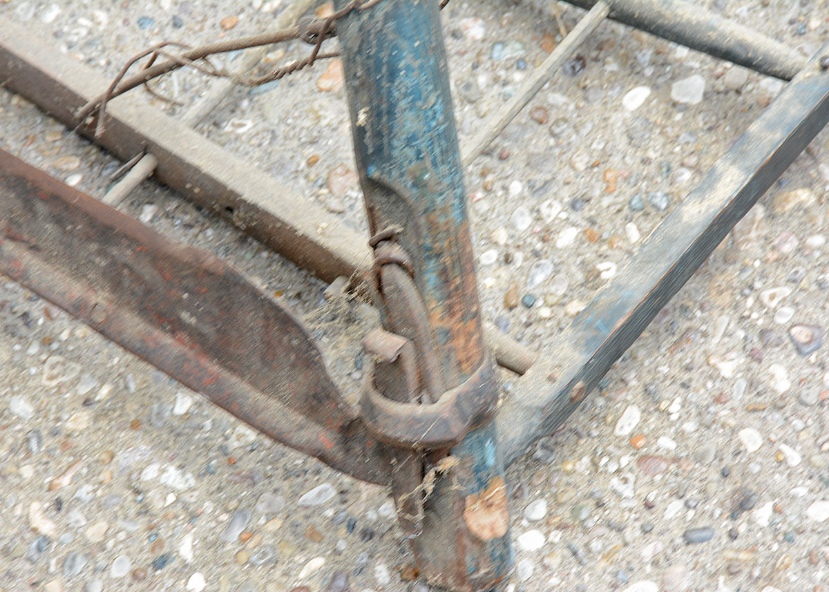 Primitive Grain Cradle Scythe