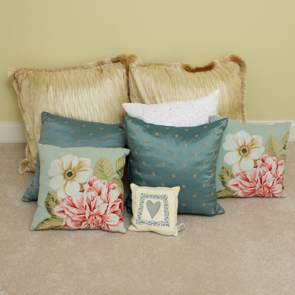 Collection of Decorative Throw Pillows