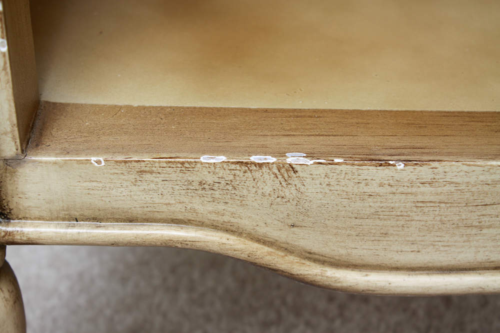 Pair of Venetian Motif Painted Nightstands