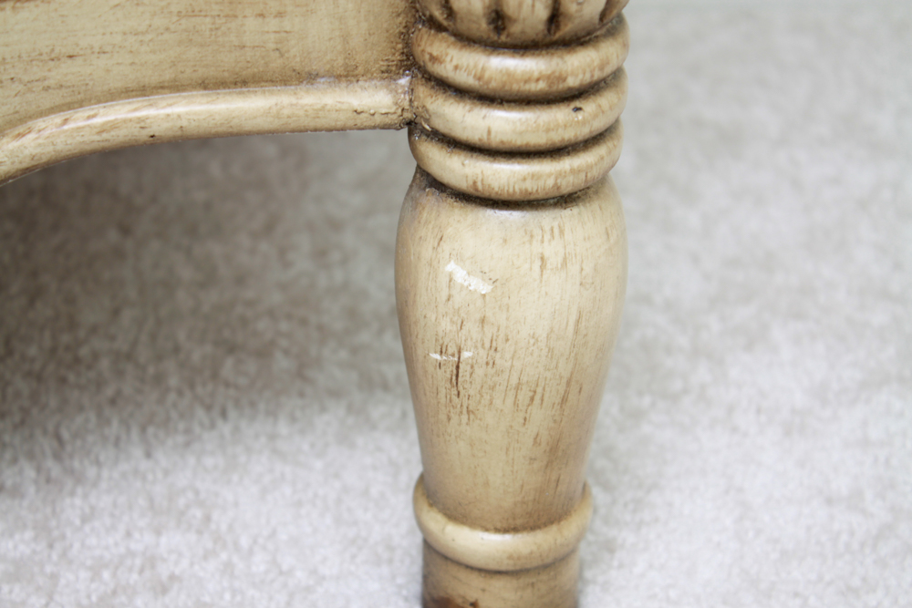 Pair of Venetian Motif Painted Nightstands