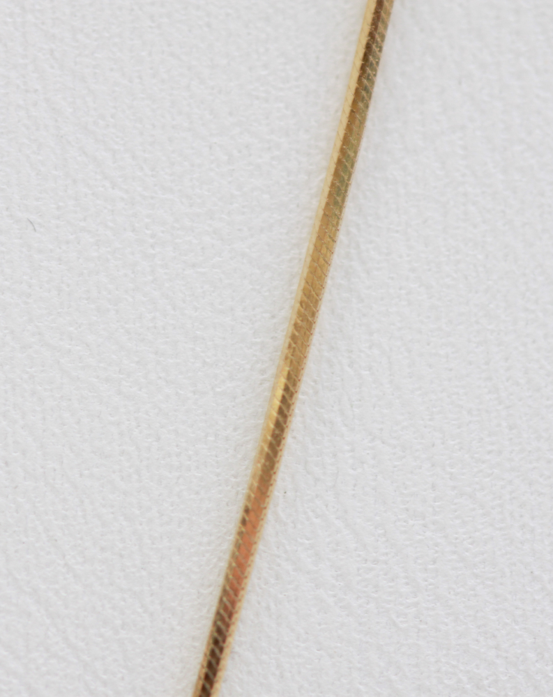 14K Gold Chinese Luck Charm on Chain