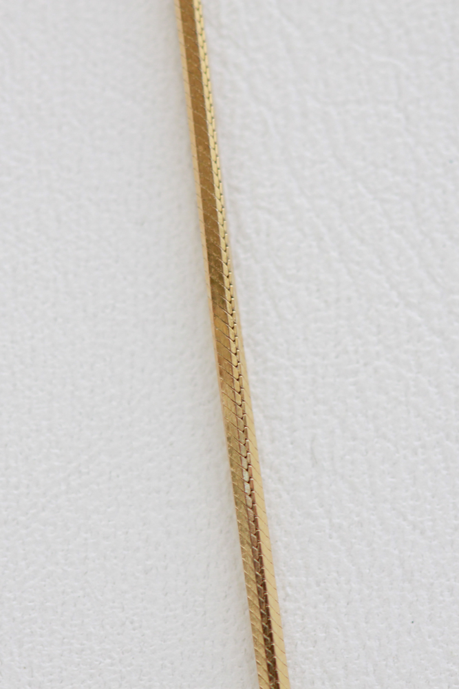 14K Gold Chinese Luck Charm on Chain
