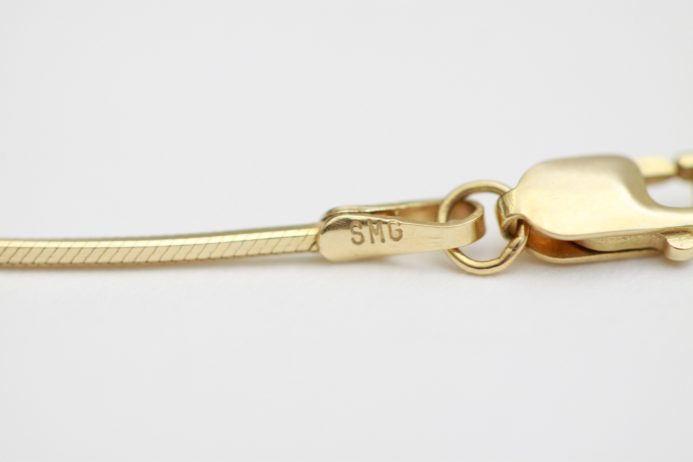 14K Gold Chinese Luck Charm on Chain