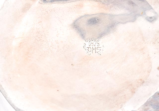 Nestle Glass Jar With Sterling Silver Cover