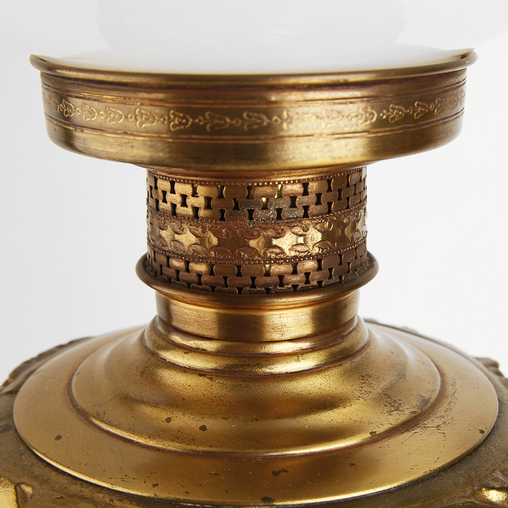 Mid 20th Century Tall Rococo Style Lamp