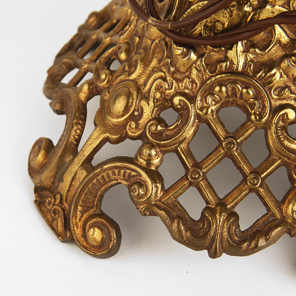 Mid 20th Century Tall Rococo Style Lamp