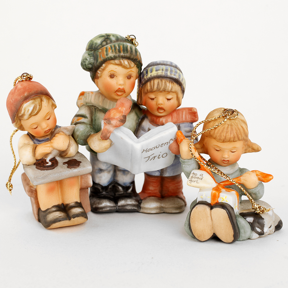 Studio Hummel Christmas Ornaments, Set 1-10