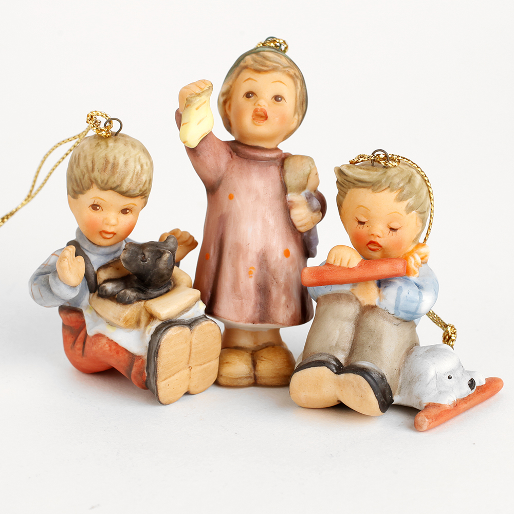 Studio Hummel Christmas Ornaments, Set 1-10