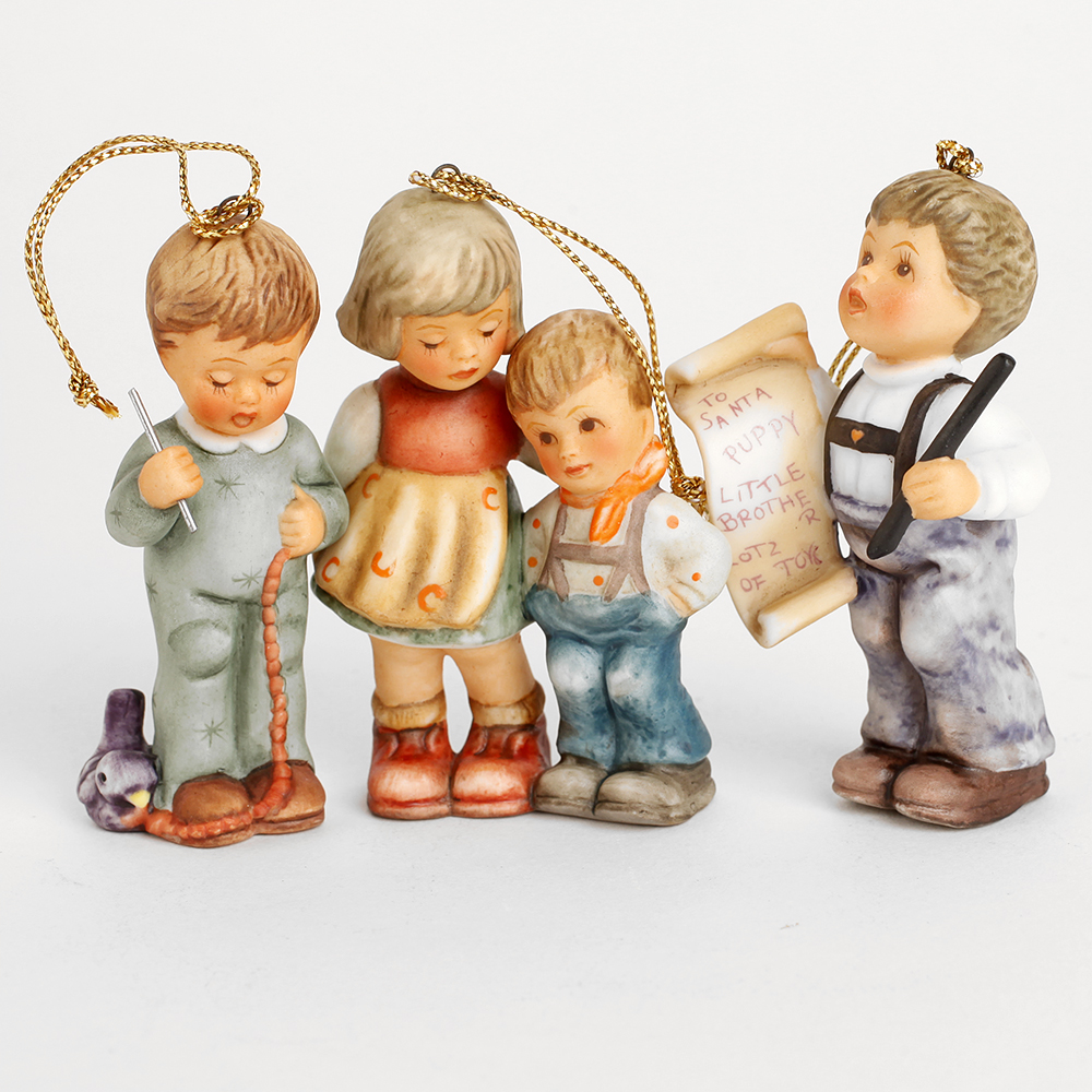 Studio Hummel Christmas Ornaments, Set 1-10