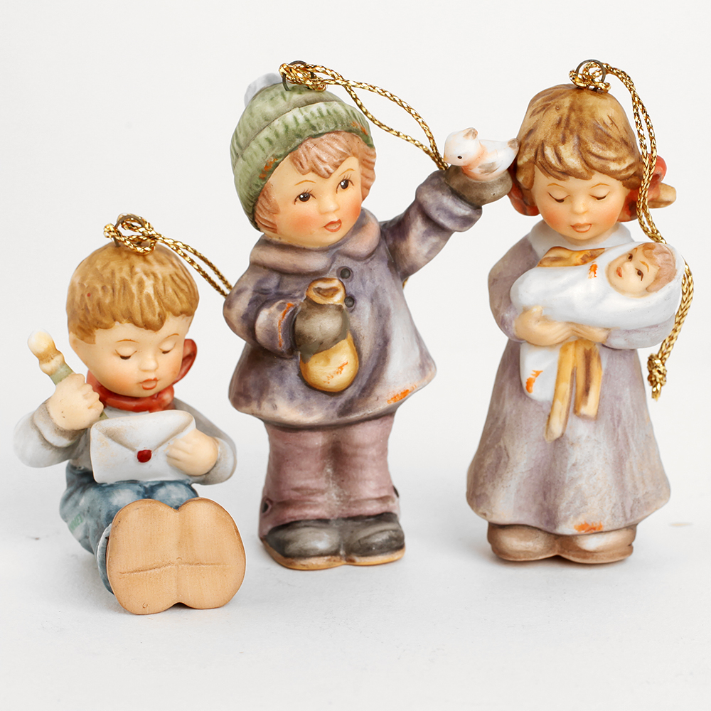 Studio Hummel Christmas Ornaments, Set 1-10