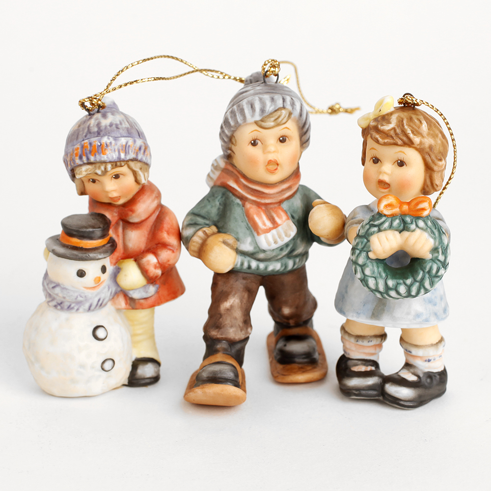 Studio Hummel Christmas Ornaments, Set 1-10