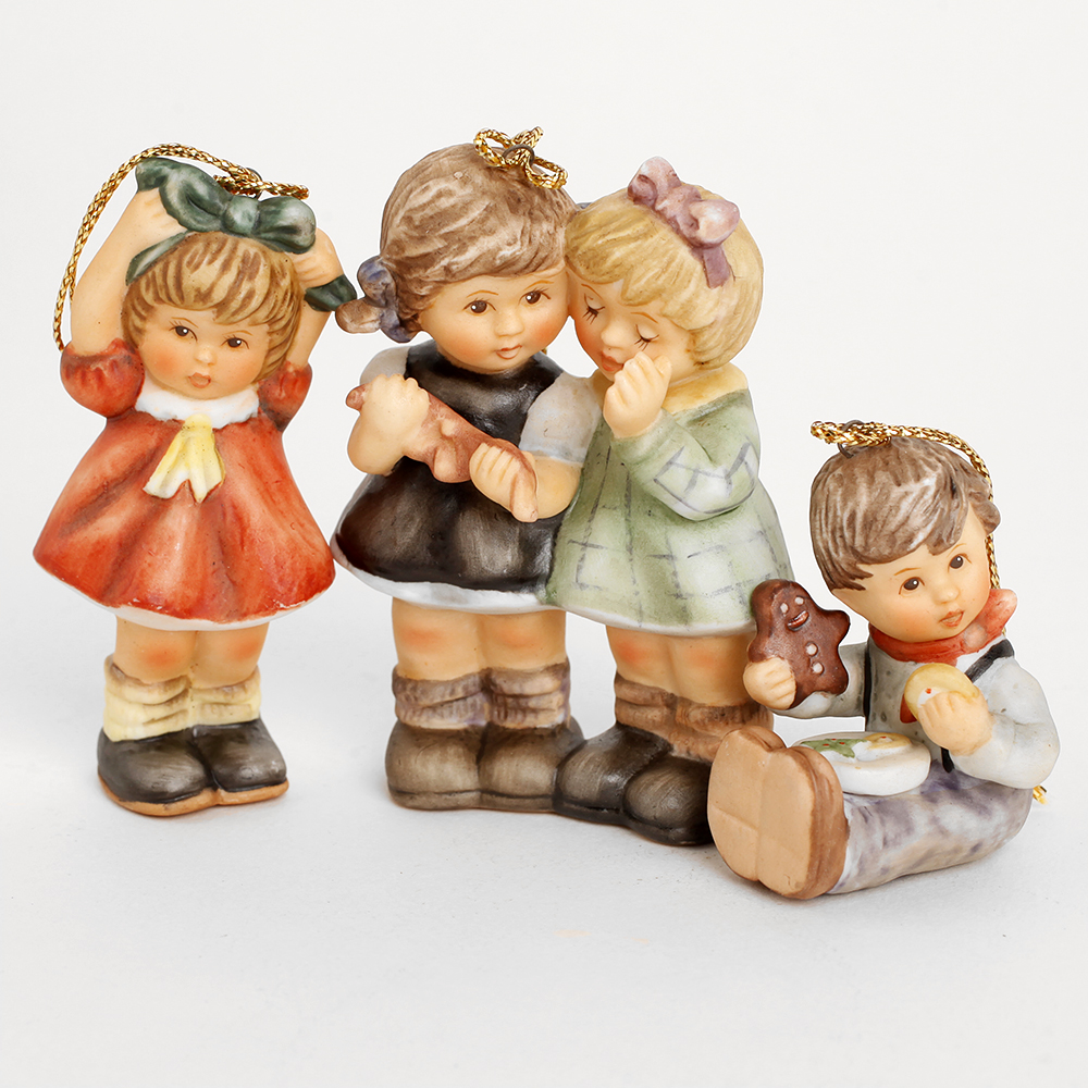 Studio Hummel Christmas Ornaments, Set 1-10