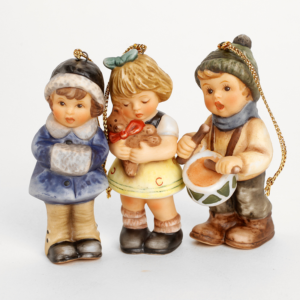 Studio Hummel Christmas Ornaments, Set 1-10