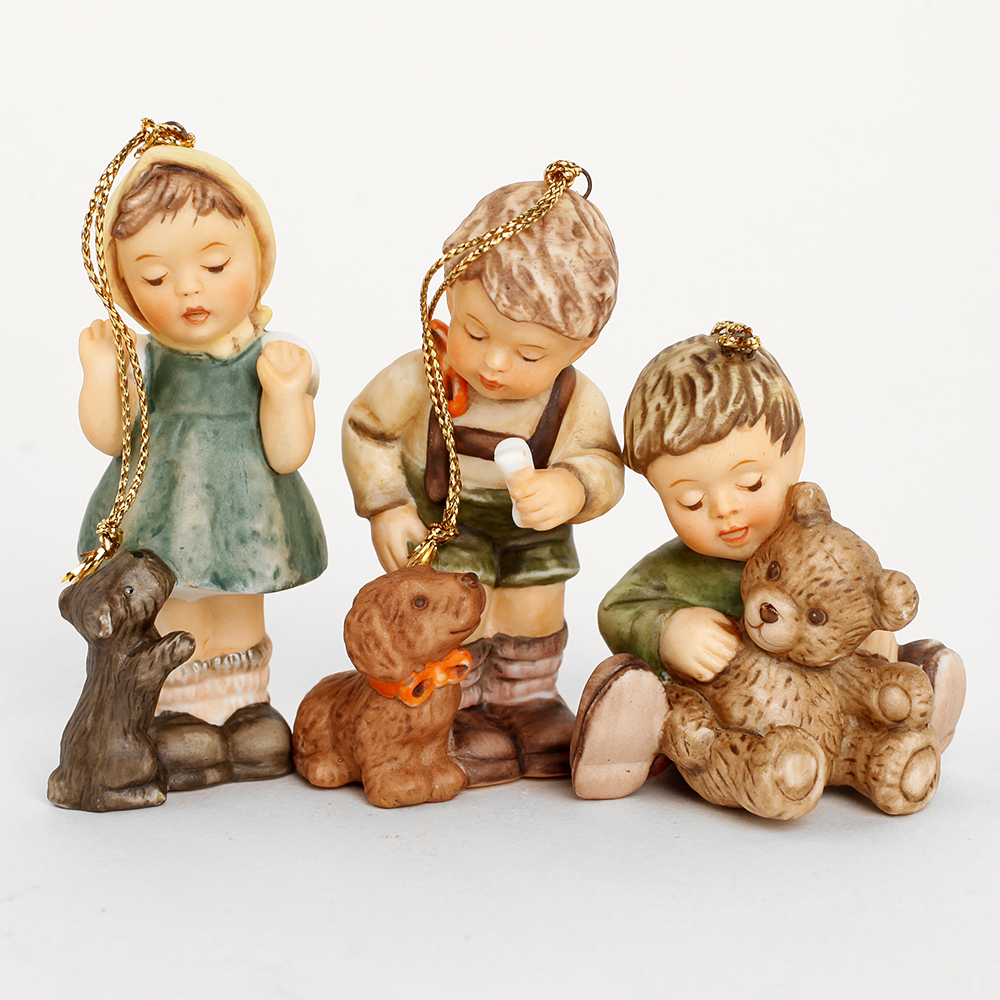 Studio Hummel Christmas Ornaments, Set 1-10