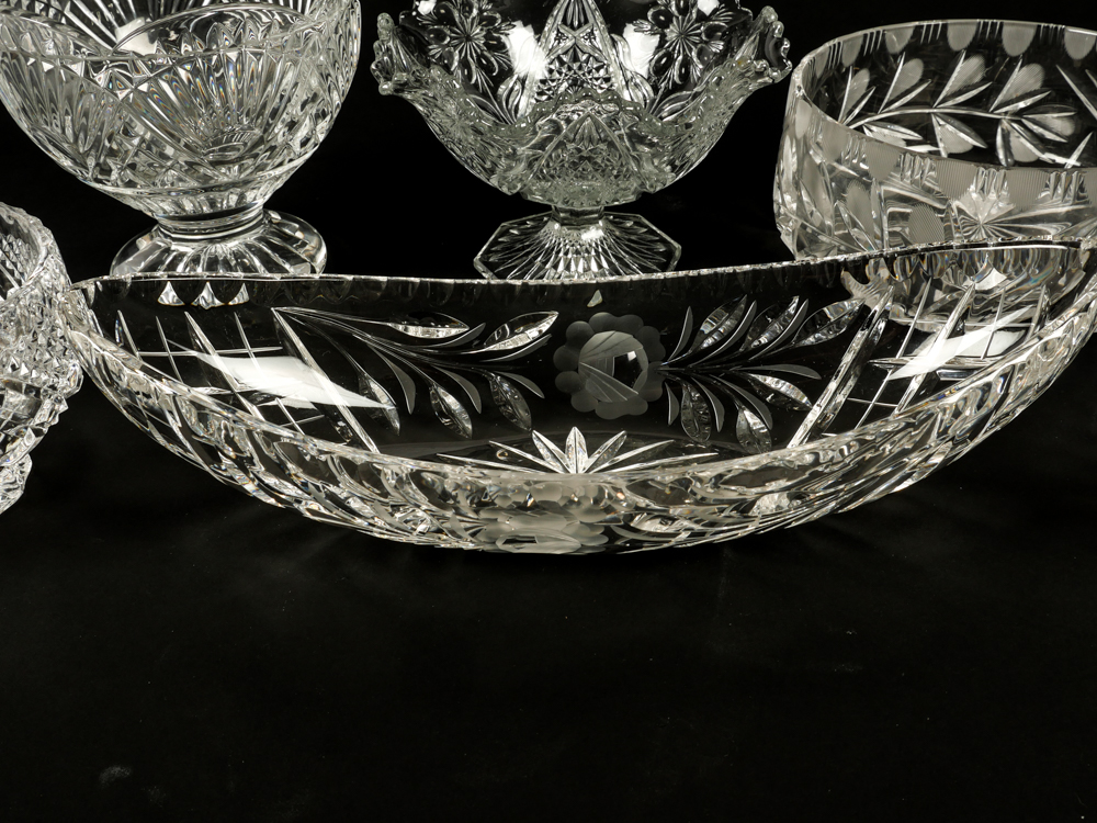 Collection of Crystal Bowls