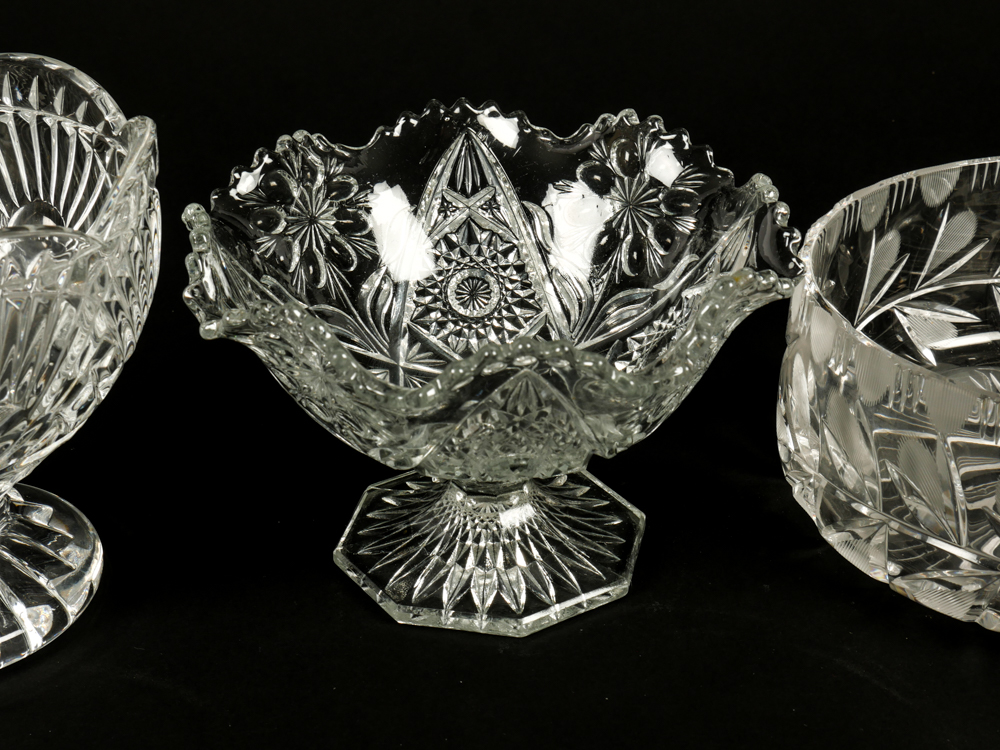 Collection of Crystal Bowls