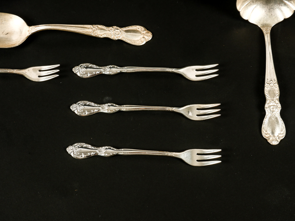 Collection of Vintage 1950s WM Rogers Silver Plated Serving Pieces