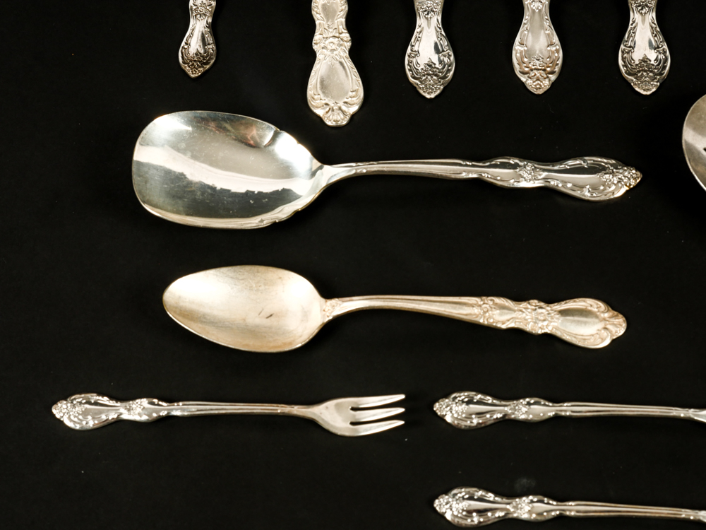 Collection of Vintage 1950s WM Rogers Silver Plated Serving Pieces