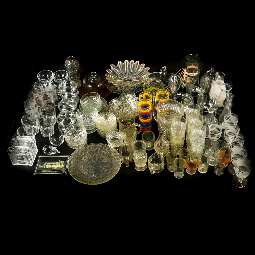 Very Large Collection of Vintage Glassware
