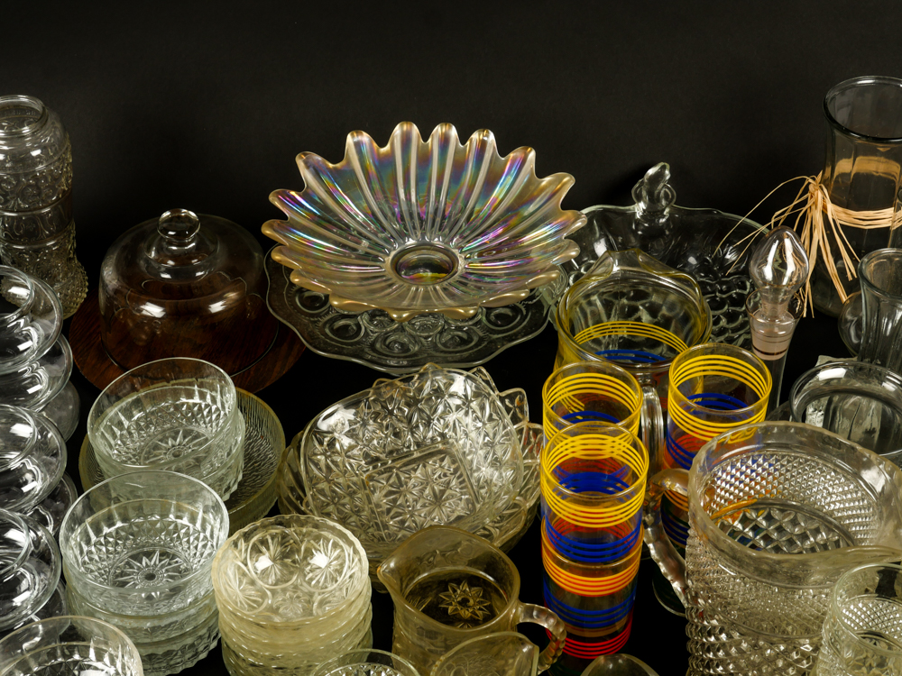 Very Large Collection of Vintage Glassware