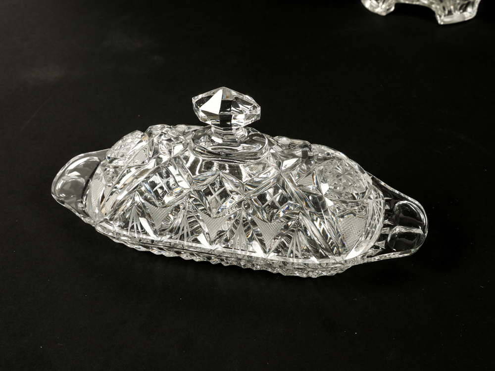 Collection of Vintage Pressed Glass