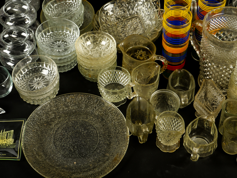 Very Large Collection of Vintage Glassware