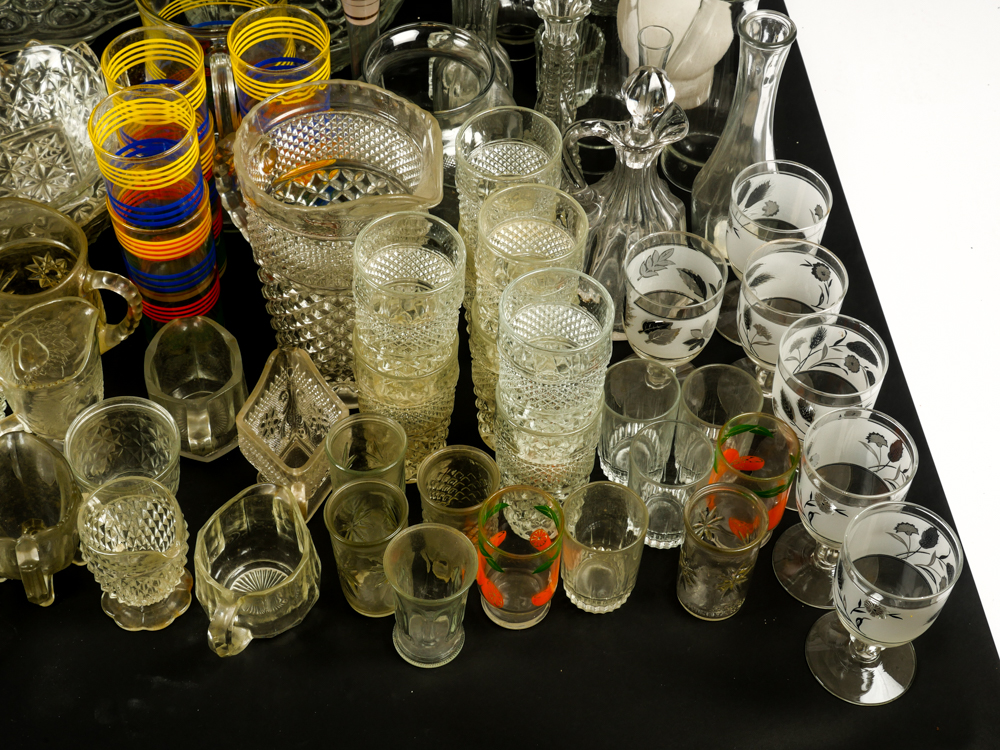 Very Large Collection of Vintage Glassware