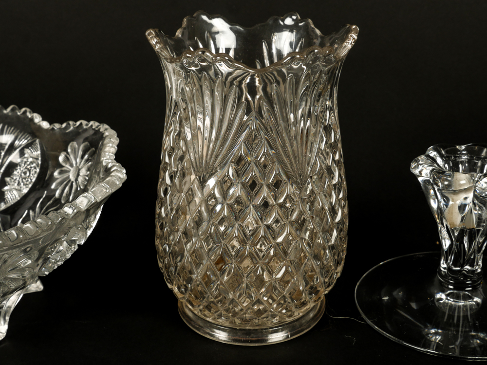 Collection of Vintage Pressed Glass