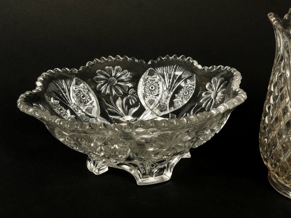 Collection of Vintage Pressed Glass