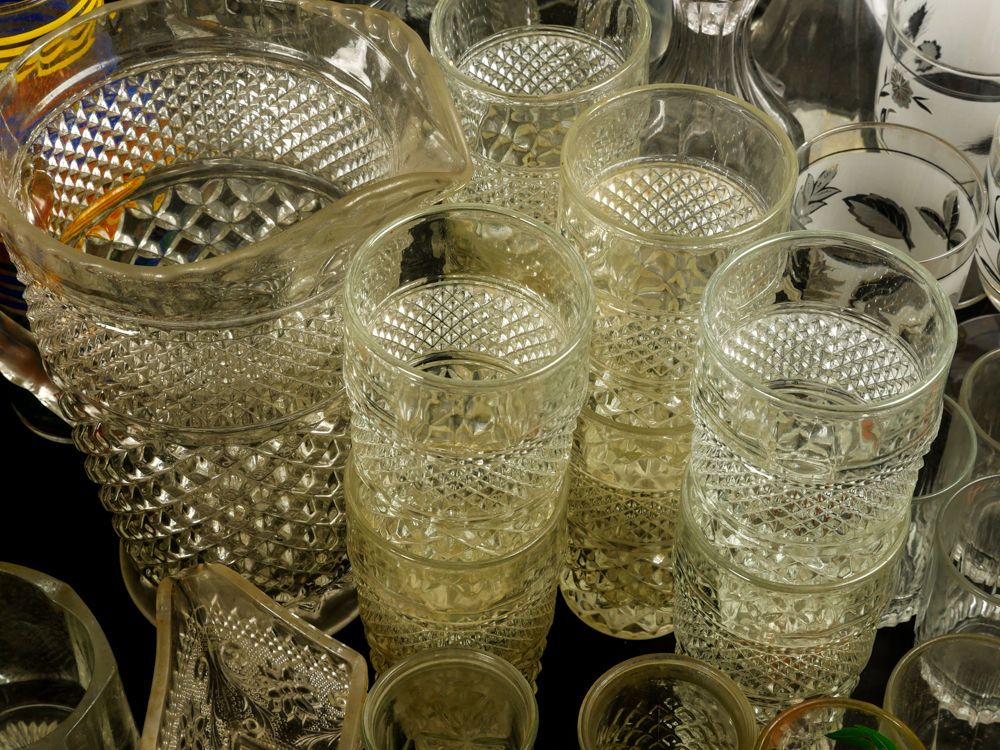 Very Large Collection of Vintage Glassware