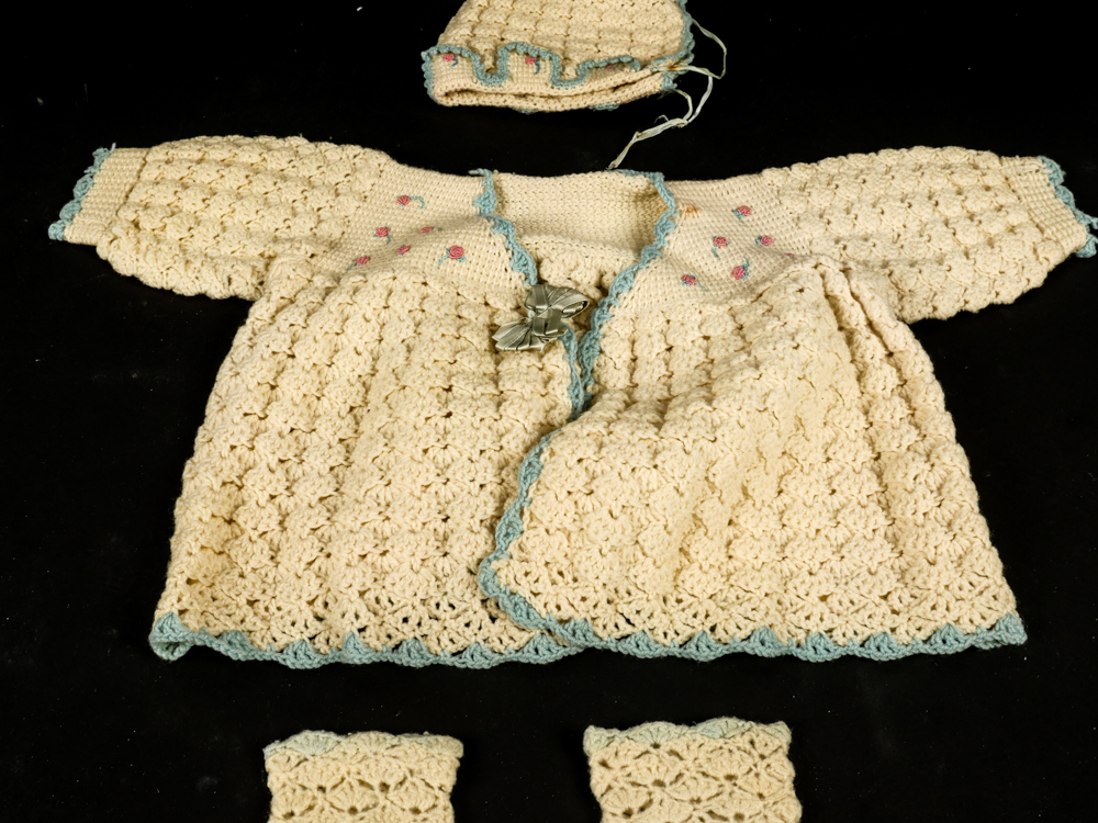 Vintage Crocheted Infant Clothes