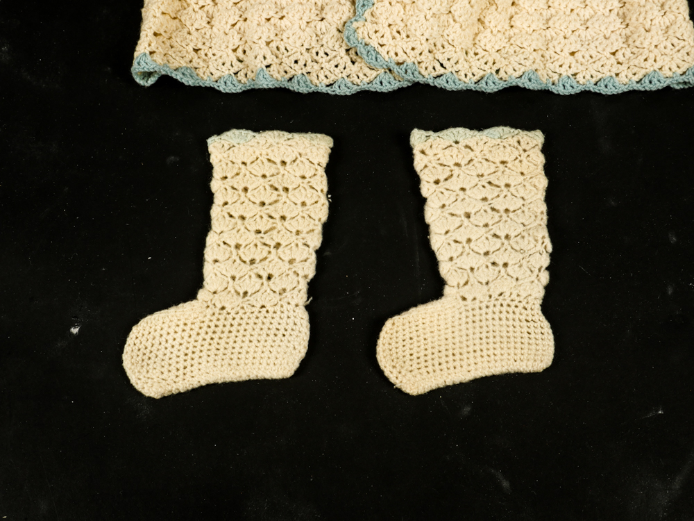 Vintage Crocheted Infant Clothes