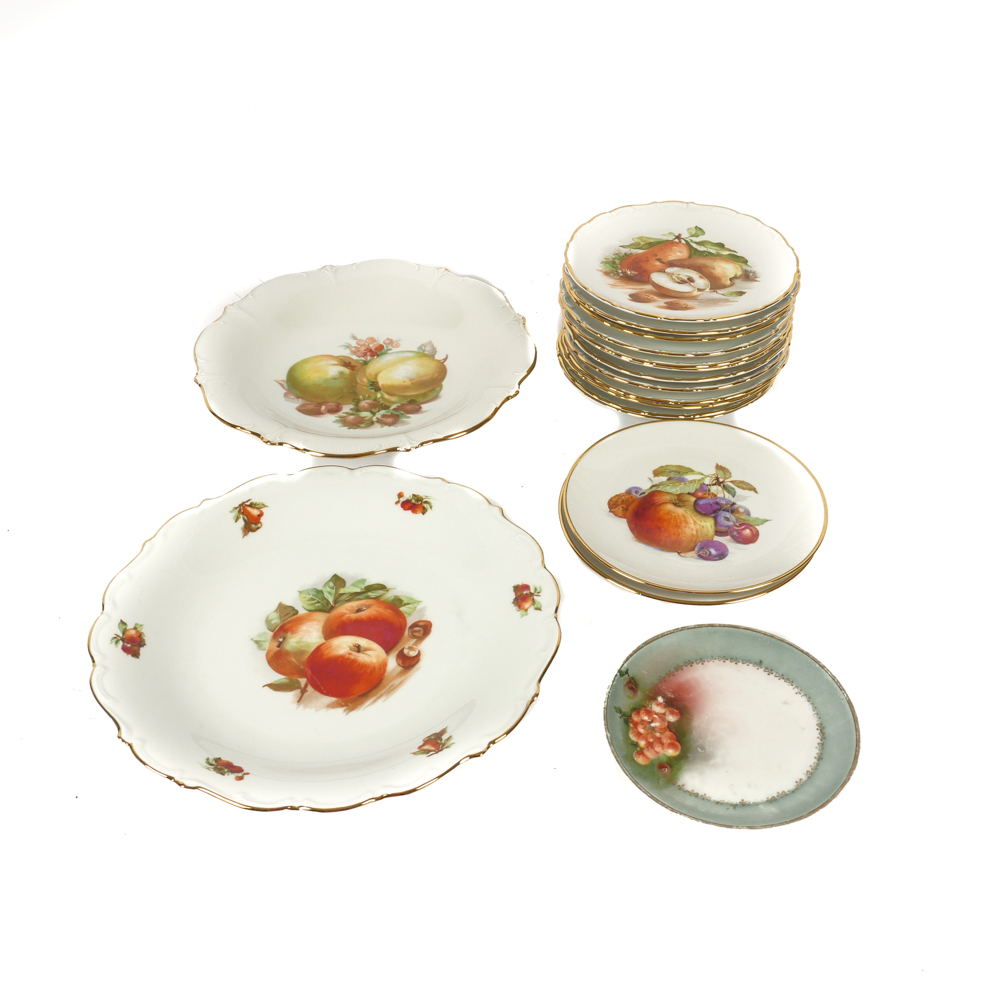 Large Collection of Bavaria Plates