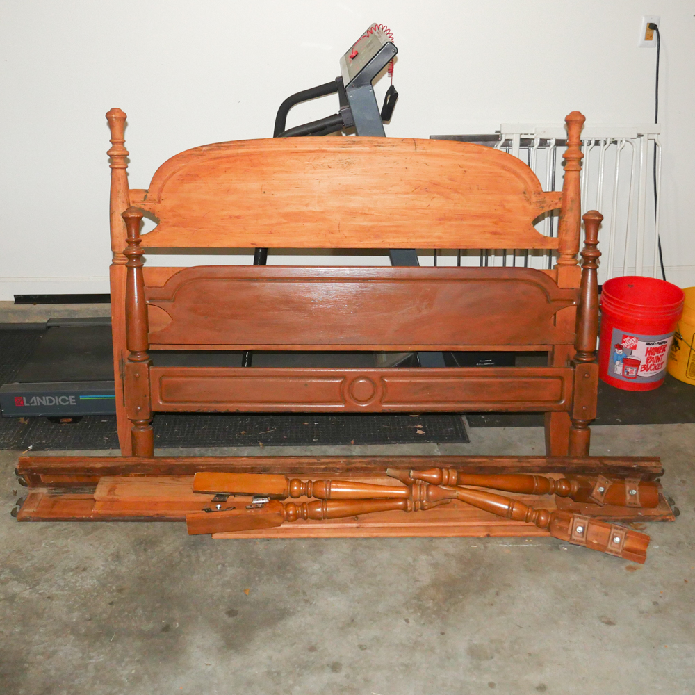Wooden Full Bed Frame