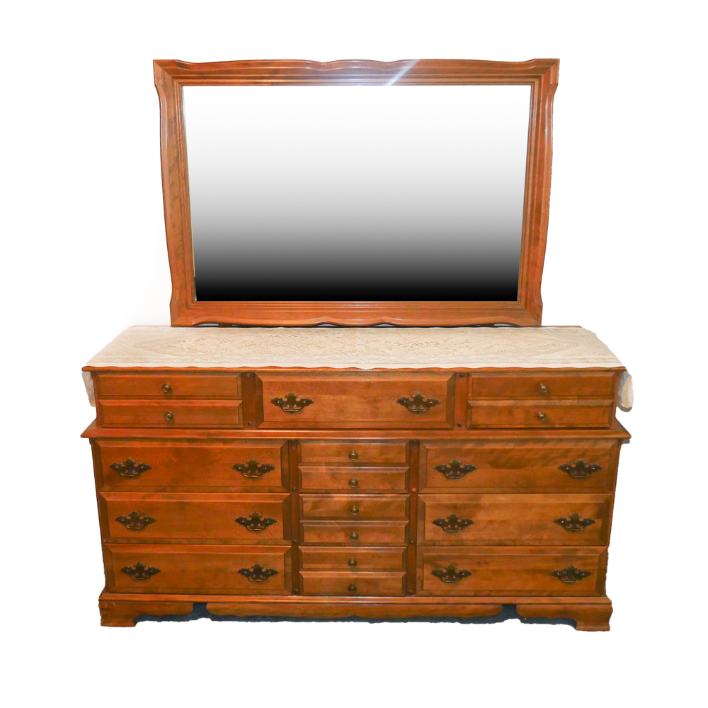 Vintage Meredith Chest of Drawers with Mirror