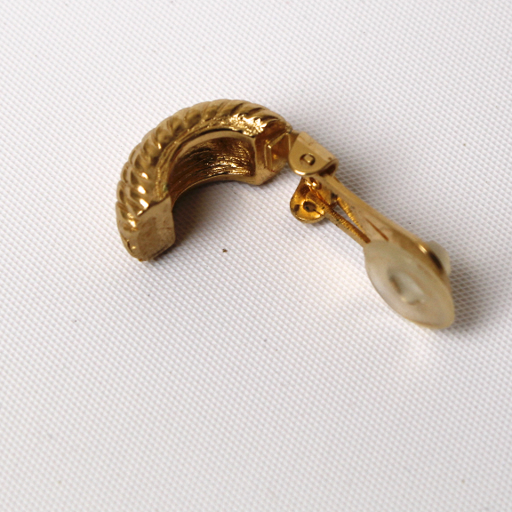 Dior Gold Tone Earrings