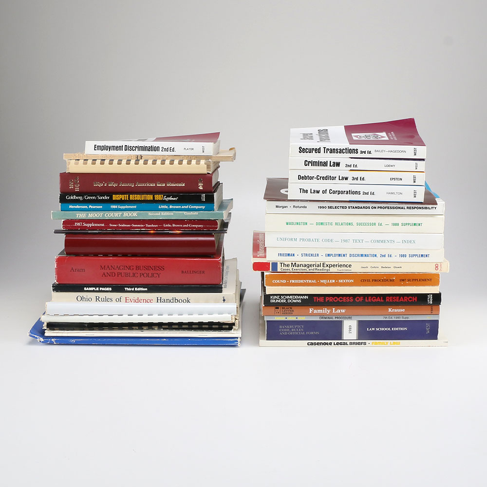 Assortment of Legal Textbooks