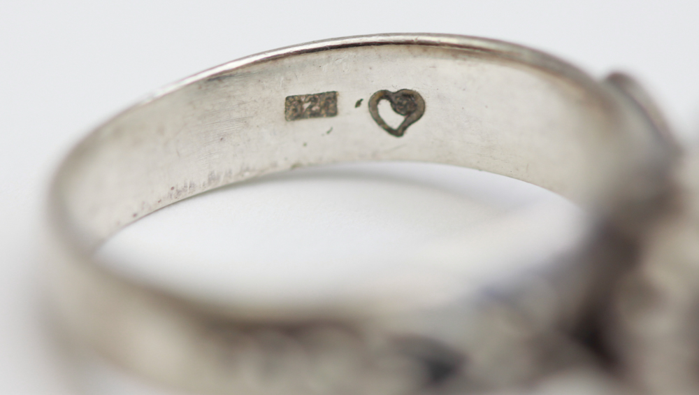 Sterling Silver Earrings and Smoky Quartz Ring