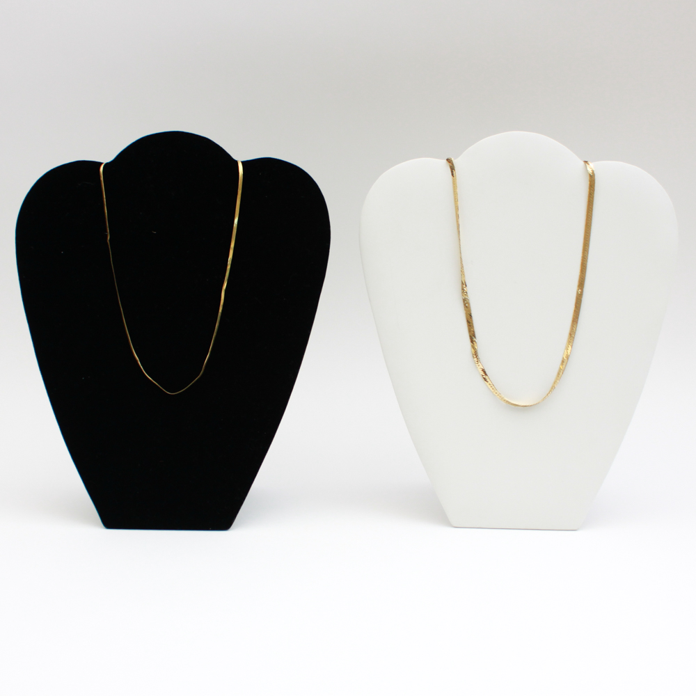 Pair of 14K Gold Herringbone Necklaces