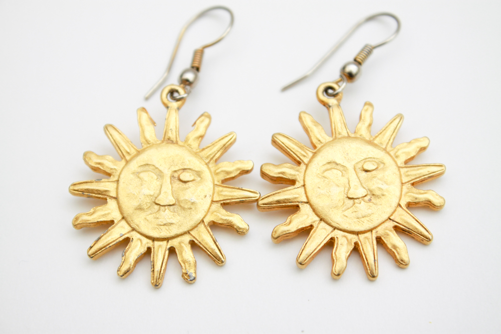 Gold Tone Earring Assortment