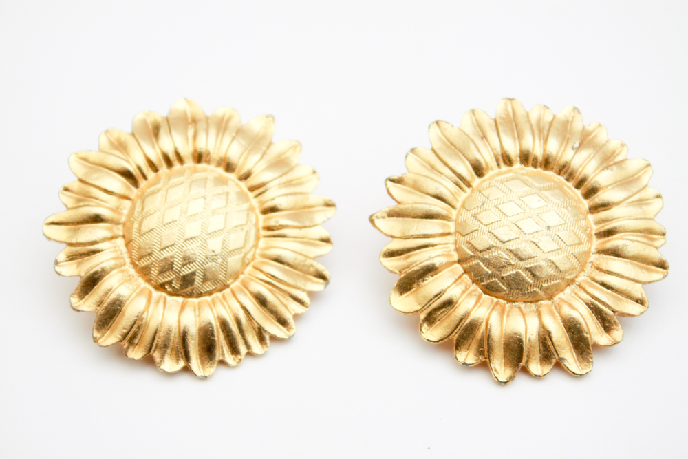 Gold Tone Earring Assortment