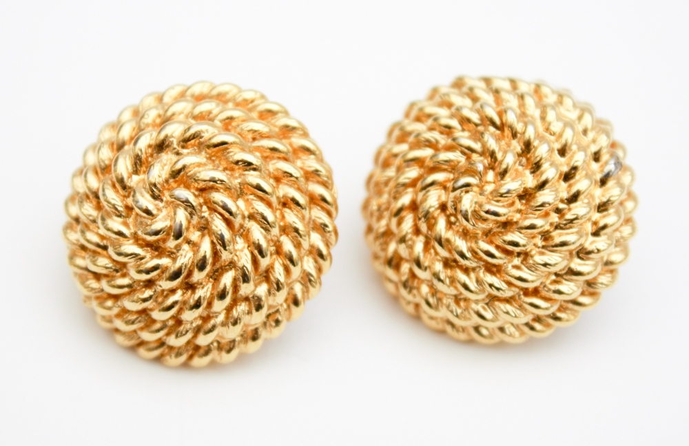 Gold Tone Earring Assortment