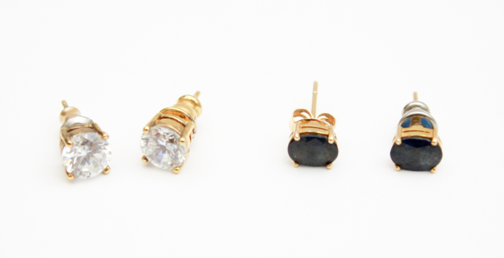 Gold Tone Earring Assortment