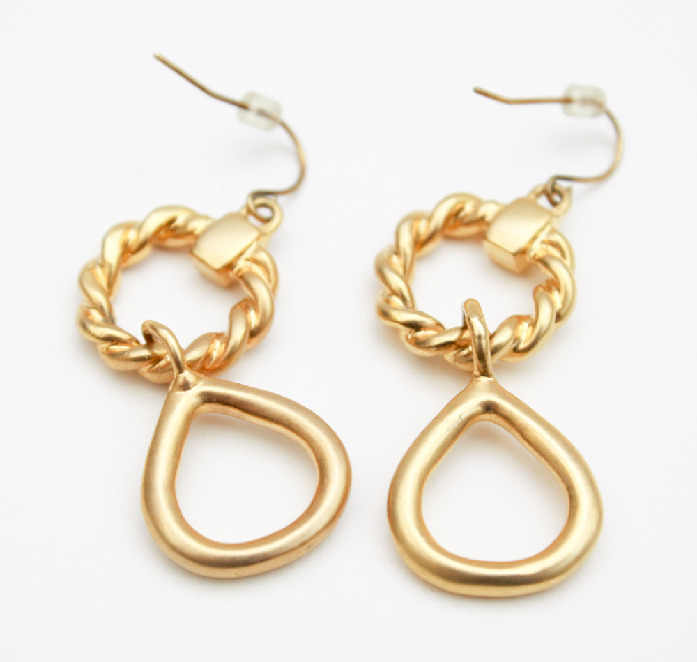 Gold Tone Earring Assortment